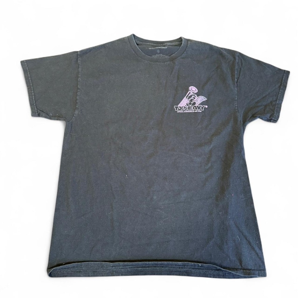 Top Heavy - Black vintage 90s Torched T-shirt